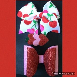 Cherries and Hearts set